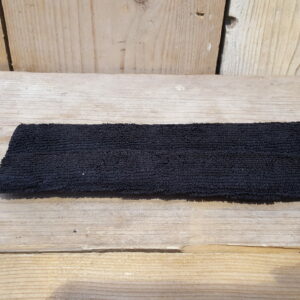 Onderlegger Badstof Black 23x6