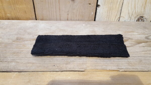 Onderlegger Badstof Black 23x6