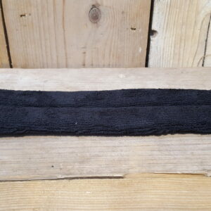Onderlegger Badstof Black 34x6