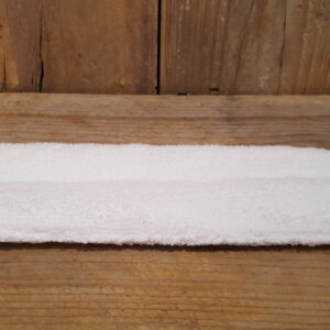 Onderlegger badstof White 23×6