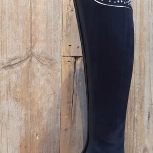 De Niro Polo Navy Suede Cleopatra GGL80 silver details 38 A S