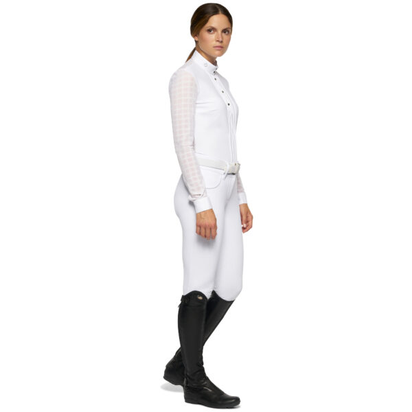 CT Pleated L/S Jersey Competition Polo Shirt - Afbeelding 2