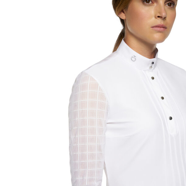 CT Pleated L/S Jersey Competition Polo Shirt - Afbeelding 4