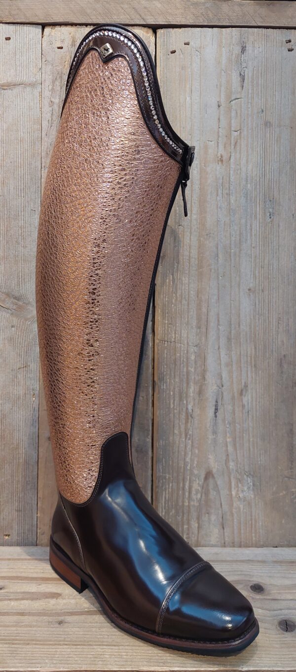 De Niro Bellini Brushed Brown Rose Leg en Details 38 MA L