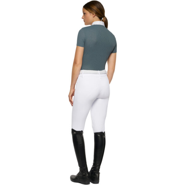 CT Competition Polo Micro Sequins Half Zip color:5900 - Afbeelding 4