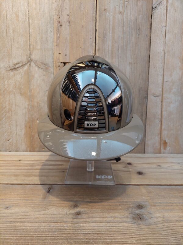 KEP Italia Cromo 2.0 Polo Diamond Taupe Mirror Chrome Zwart Front/Grill