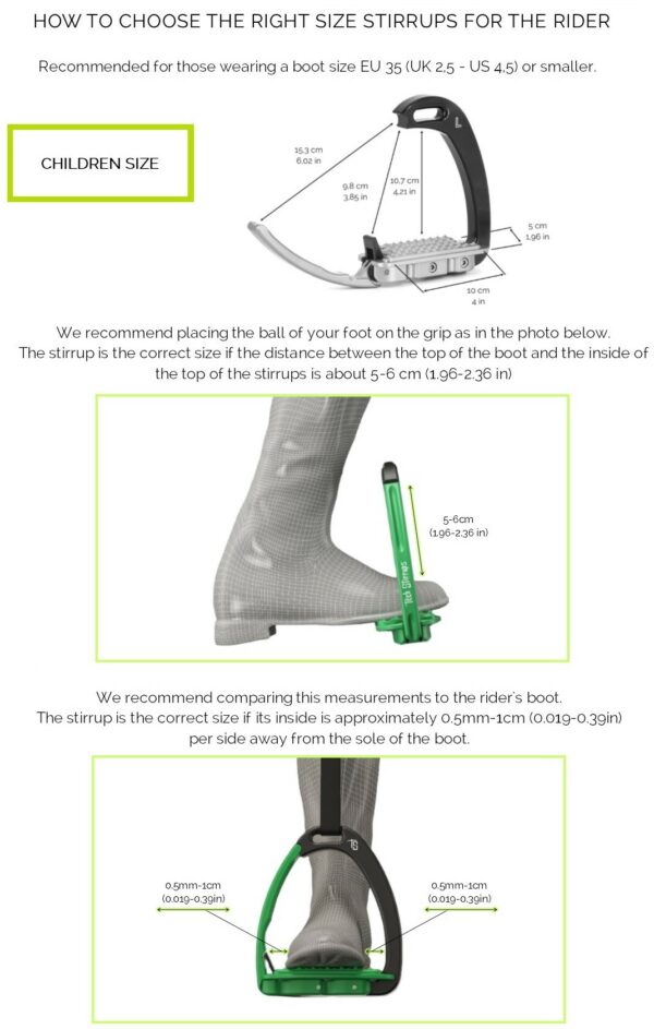 Tech Stirrups Venice Children - Afbeelding 3