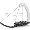 Tech Stirrups Venivce Sloped Evo Jumping/Cross - Afbeelding 3
