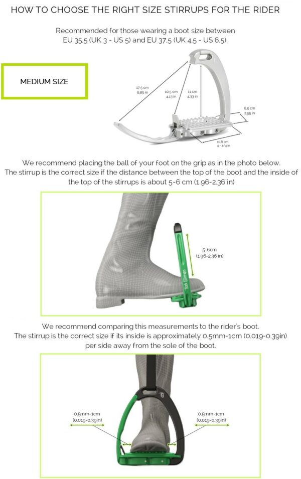 Tech Stirrups Venice Sloped M Jumping/Cross - Afbeelding 5