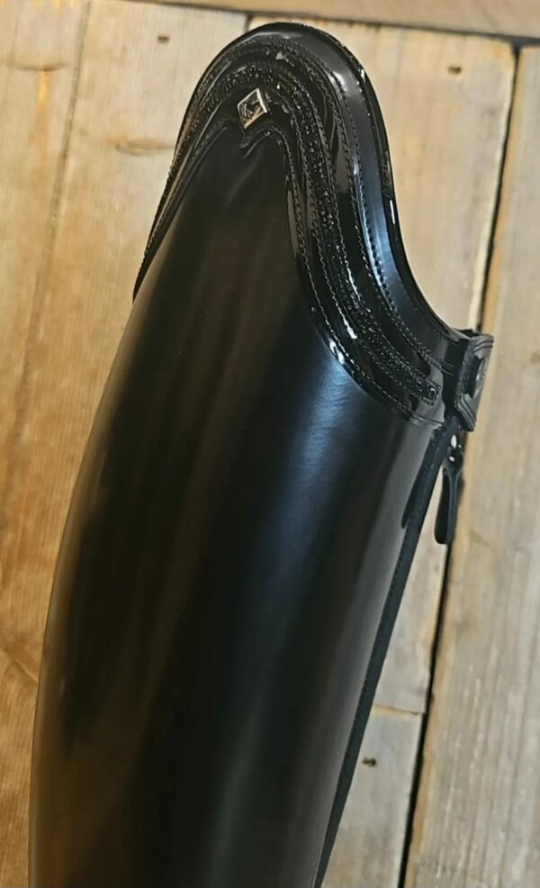 De Niro Bellini 41 MA XS Brushed Black dubbel Rondine W Crystal fine Rock black