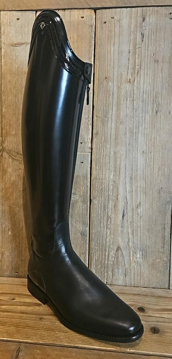 De Niro Bellini 41 MA XS Brushed Black dubbel Rondine W Crystal fine Rock black - Afbeelding 2