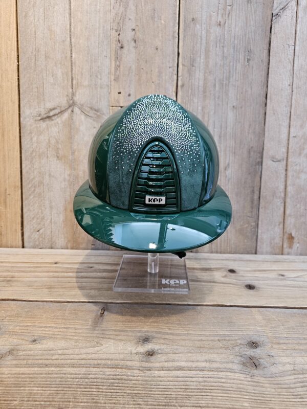 KEP Italiä Cromo 2.0 Polo Polish Dark Green Shaded Swarovski Front Shell M
