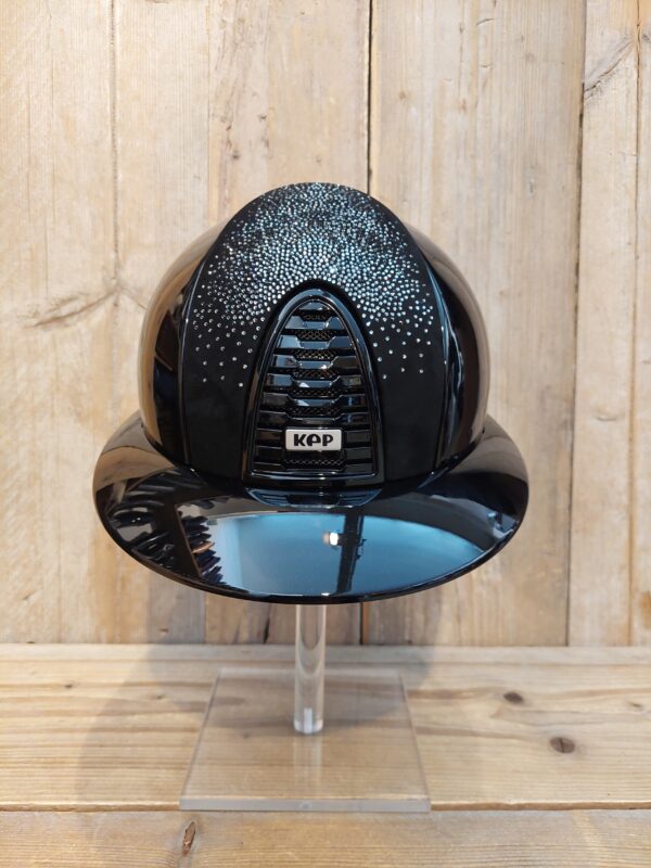 KEP Italia Cromo 2.0 Polish Metal Black Polo met Shaded Swarovski
