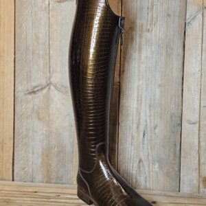 De Niro Boot Bellini Patent Cocco Bronzo 41 A S