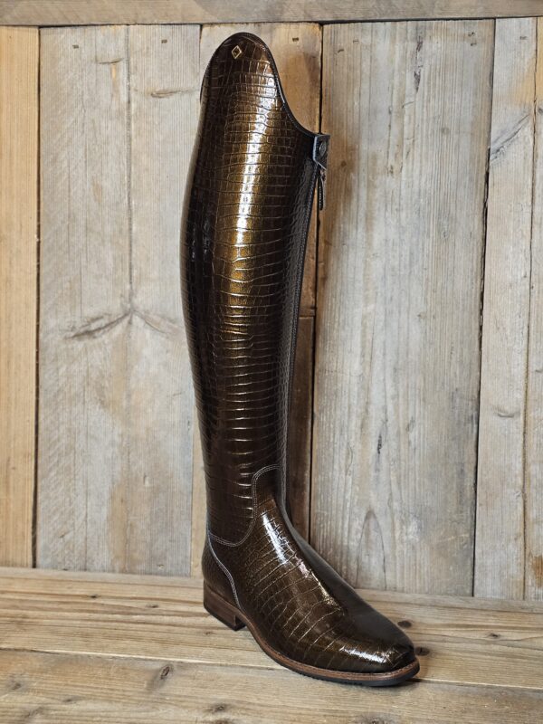 De Niro Boot Bellini Patent Cocco Bronzo 41 A S