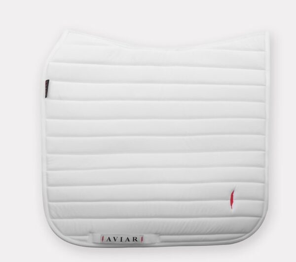 Aviar Jersey Saddle Pad With Swarovski color:White