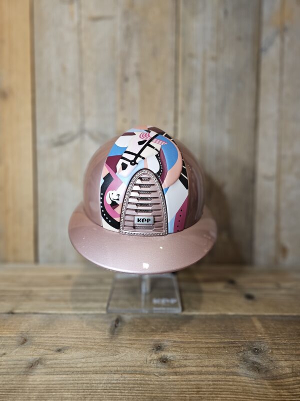 KEP Italia Cromo 2.0 Diamond Pink Polo Swarovski Front Pegasus