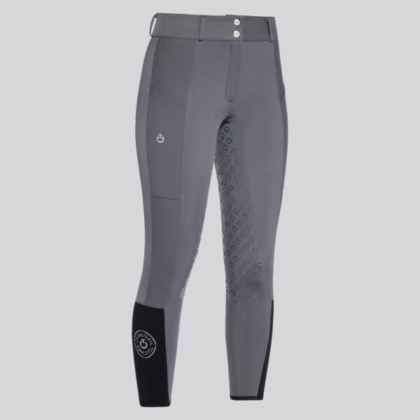 Cavalleria Toscana Pantalón de pinzas con inserción perforada col:8B00