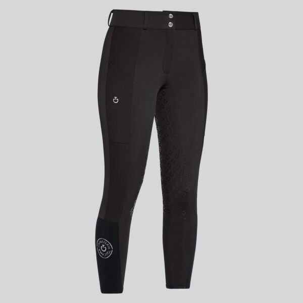 Cavalleria Toscana Perforated Insert Full Grip Breeches col:9999
