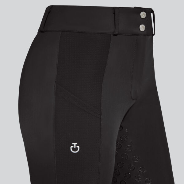 Cavalleria Toscana Perforated Insert Full Grip Breeches col:9999 - Afbeelding 3