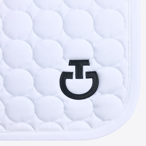 Cavalleria Toscana Circle Quilted Dressage Saddle Pad col:0101 - Afbeelding 2