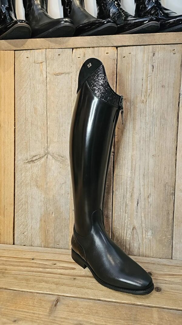 De Niro Boot Bellini Brushed Black Musa Top Black Gala & Suede 40 MA S