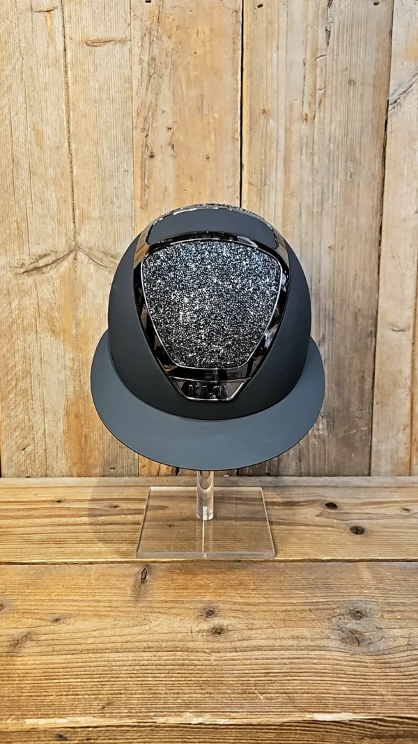 Kask Star Lady Chrome Antraciet Top Swarovski Midnight