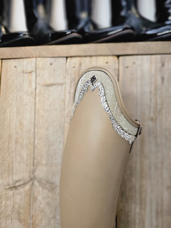 De Niro Botas Bellini Tortora Rhondine Galassia Plata Oro GGL83 Claro Swarovski Lluvia 38 A S