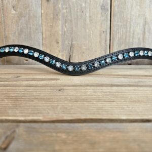 Otto Schumacher Browband XL Curved 8mm color: It.Azore-Indicolite