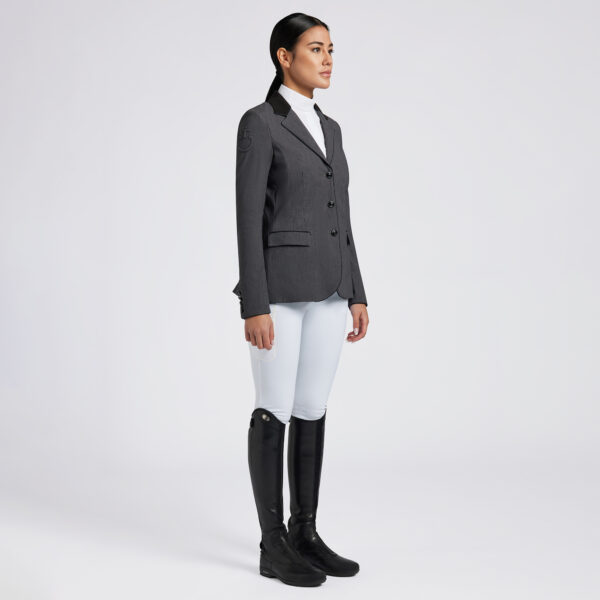 Cavalleria Toscana GP Competition Riding Jacket col:F990(grey melange) - Afbeelding 2