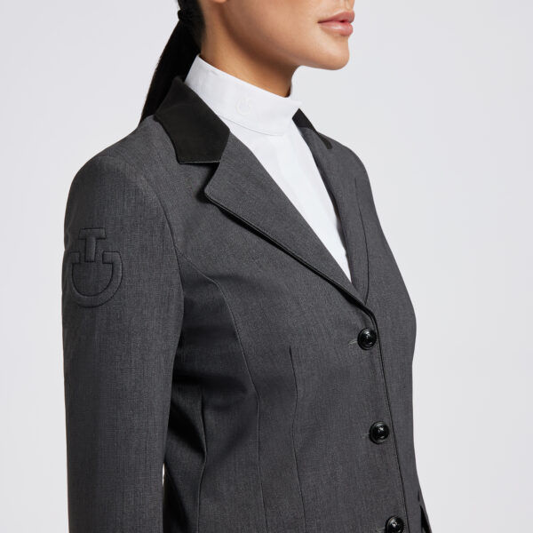 Cavalleria Toscana GP Competition Riding Jacket col:F990(grey melange)