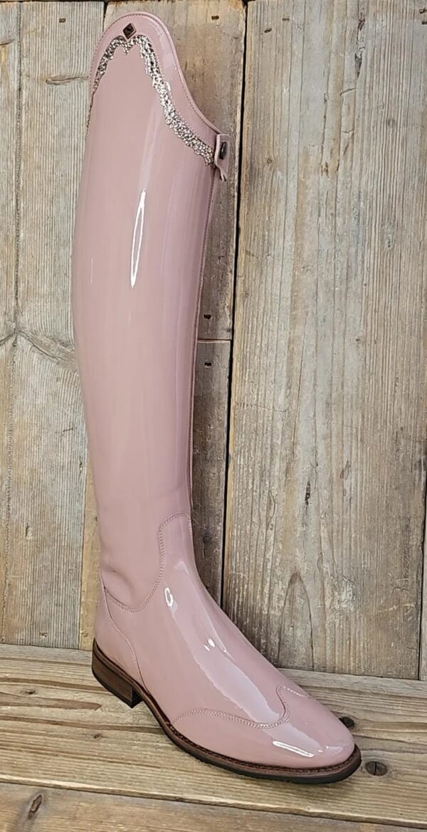 De Niro Boots Bellini Patent Glicine( Pink) Rhondine GGL83 Swarovski Silk Rain 39 MA XS