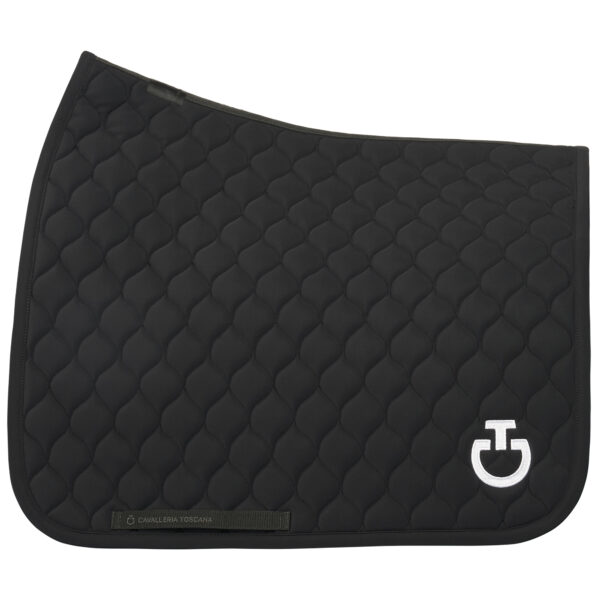 Cavalleria Toscana Circular Quilted Jersey Dressage Saddle Pad - Afbeelding 2