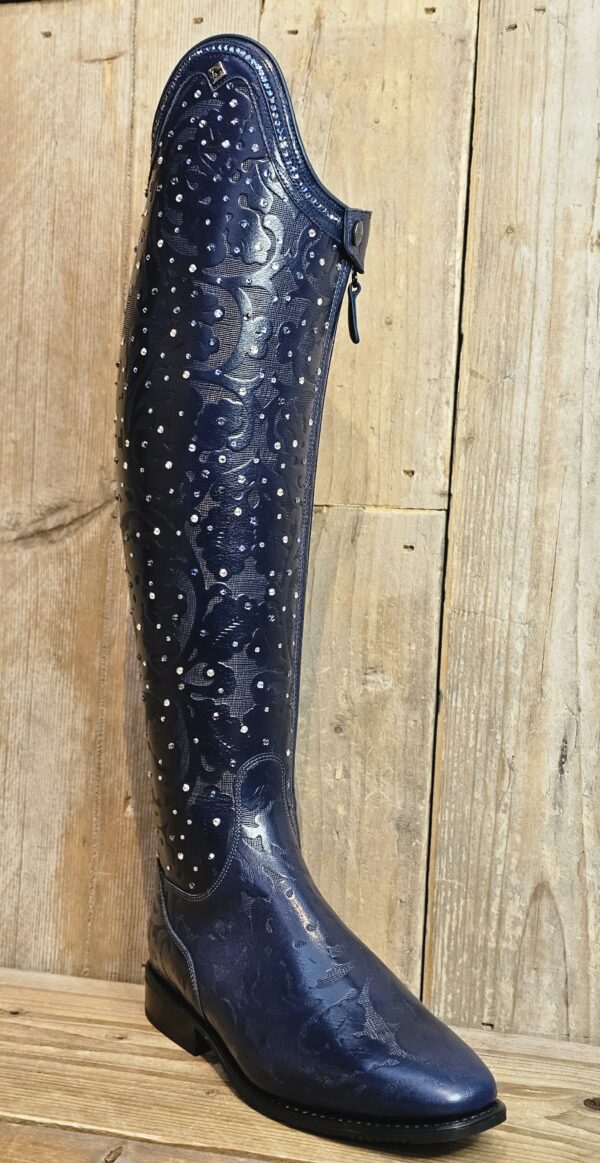 De Niro Boots Bellini EMS Dolce Fiore Blue Swarovski GGP02  39 MA S