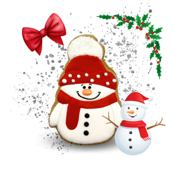 Candy Horse Christmas Cookie Snowman