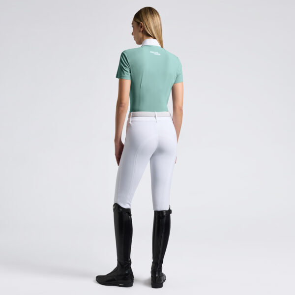 Cavalleria Toscana Perforated Jersey Inserts S/S Competition Shirt col:5Q00 & 7O00 - Afbeelding 5