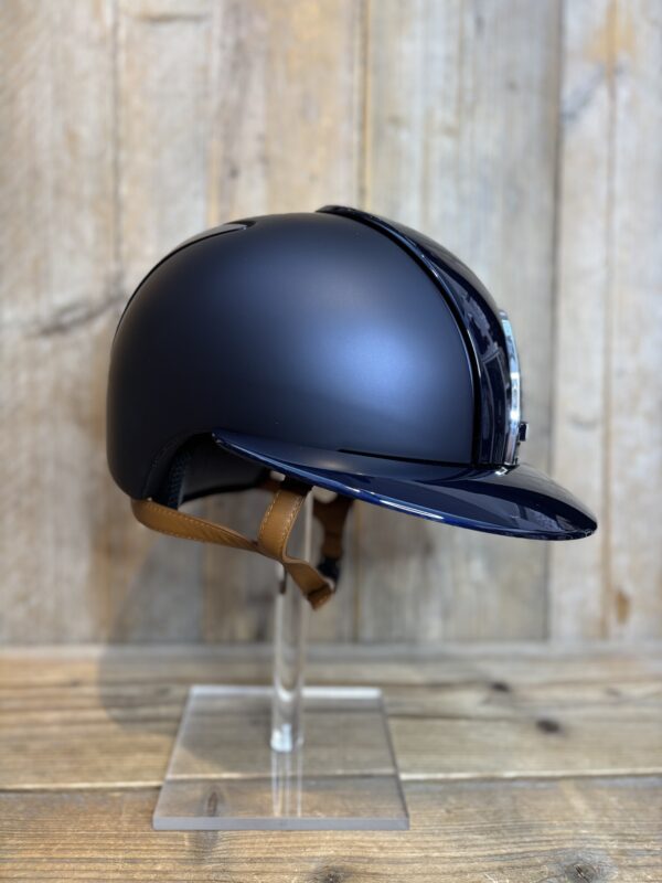 KEP Italiä Cromo 2.0 Polo Textile & Polish Blue Chrome frame beige chinstrap Shell M - Afbeelding 2