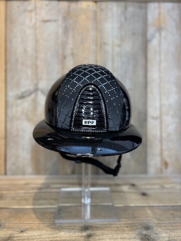 KEP Italiä Cromo 2.0 Full Polo Diamond Polo Milano Street Front Frame Swarovski & Swarovski chinstrap Shell M