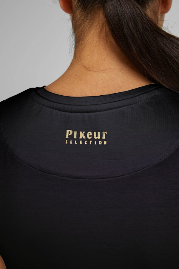 Pikeur Roundneck Shirt 7213 Selection Zwart & Soft Rose - Afbeelding 3