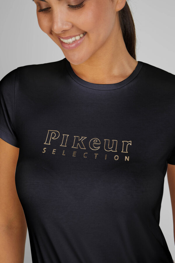 Pikeur Roundneck Shirt 7213 Selection Zwart & Soft Rose