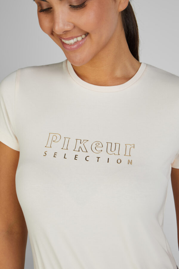 Pikeur Roundneck Shirt 7213 Selection Zwart & Soft Rose - Afbeelding 6