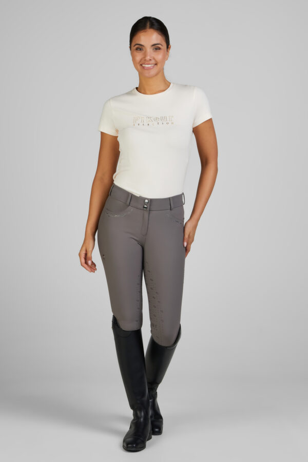 Pikeur Roundneck Shirt 7213 Selection Zwart & Soft Rose - Afbeelding 4
