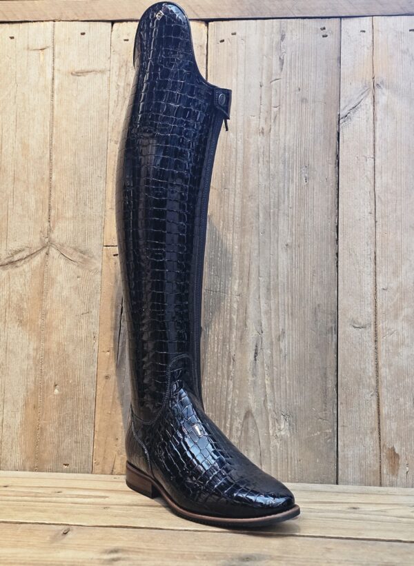De Niro Boots Bellini Patent Lucidi Capri(Navy Blue) 41 A XS