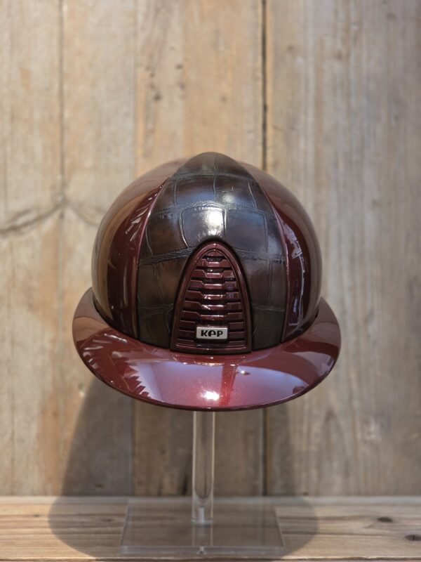 KEP Italiä Cromo 2.0 Polo Metal Bordeaux Front Cocco leather Brown Shell M