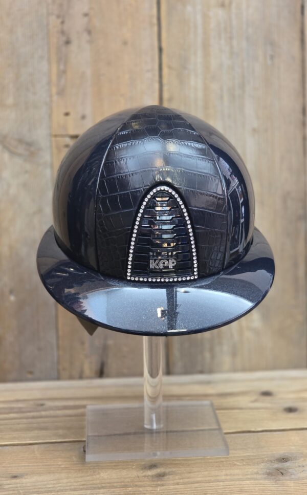 KEP Italiä Cromo 2.0 Polo Diamond Blue De Niro Boot Panel Malibu Blue Frame & Logo Swarovski Shell M