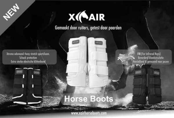 X AIR Horseboots(FIR) Satin Black - Afbeelding 2