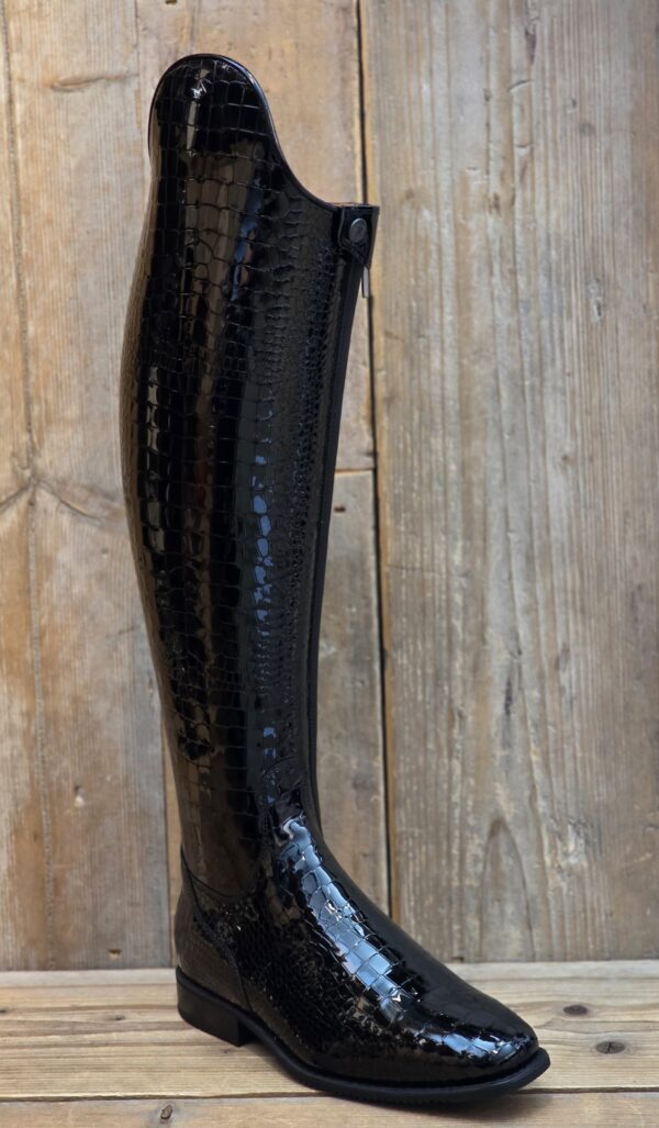De Niro Boots Bellini Patent Cocco Nero 39 MA M