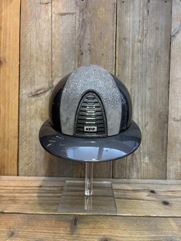 KEP Italiä Cromo 2.0 Polo Polish Grey Shaded Grey front panel & Swarovski Silver Night Frame Shell M