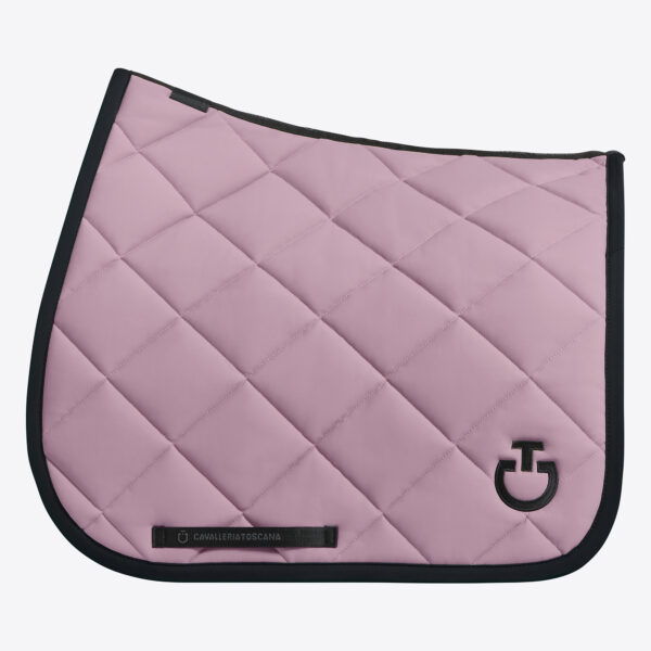 Cavalleria Toscana Daimond Quilted Jersey Dressage Saddle Pad Col:2K99