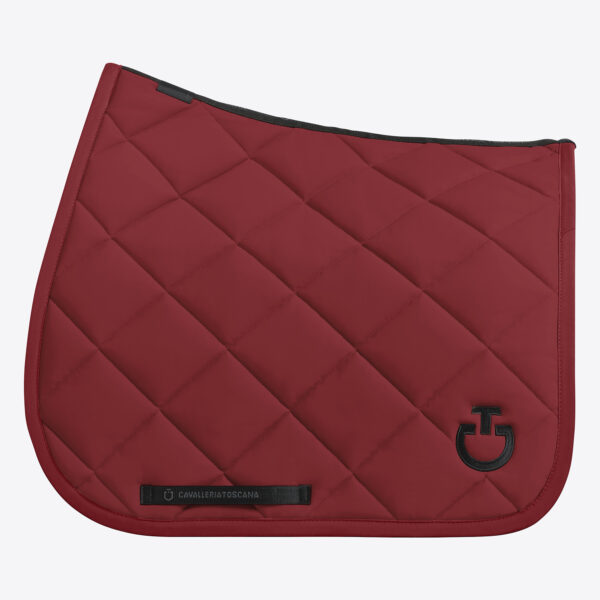 Cavalleria Toscana Daimond Quilted Jersey Dressage Saddle Pad Col:3700